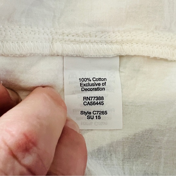 Madewell White Lined Boho Mini Skirt - Picture 6 of 7